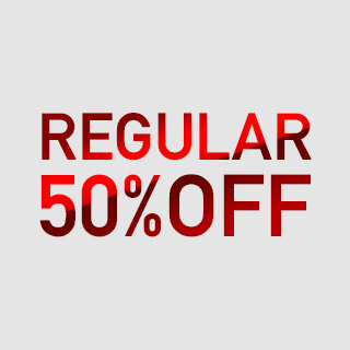レギュラーコースのクリーニング50%OFF